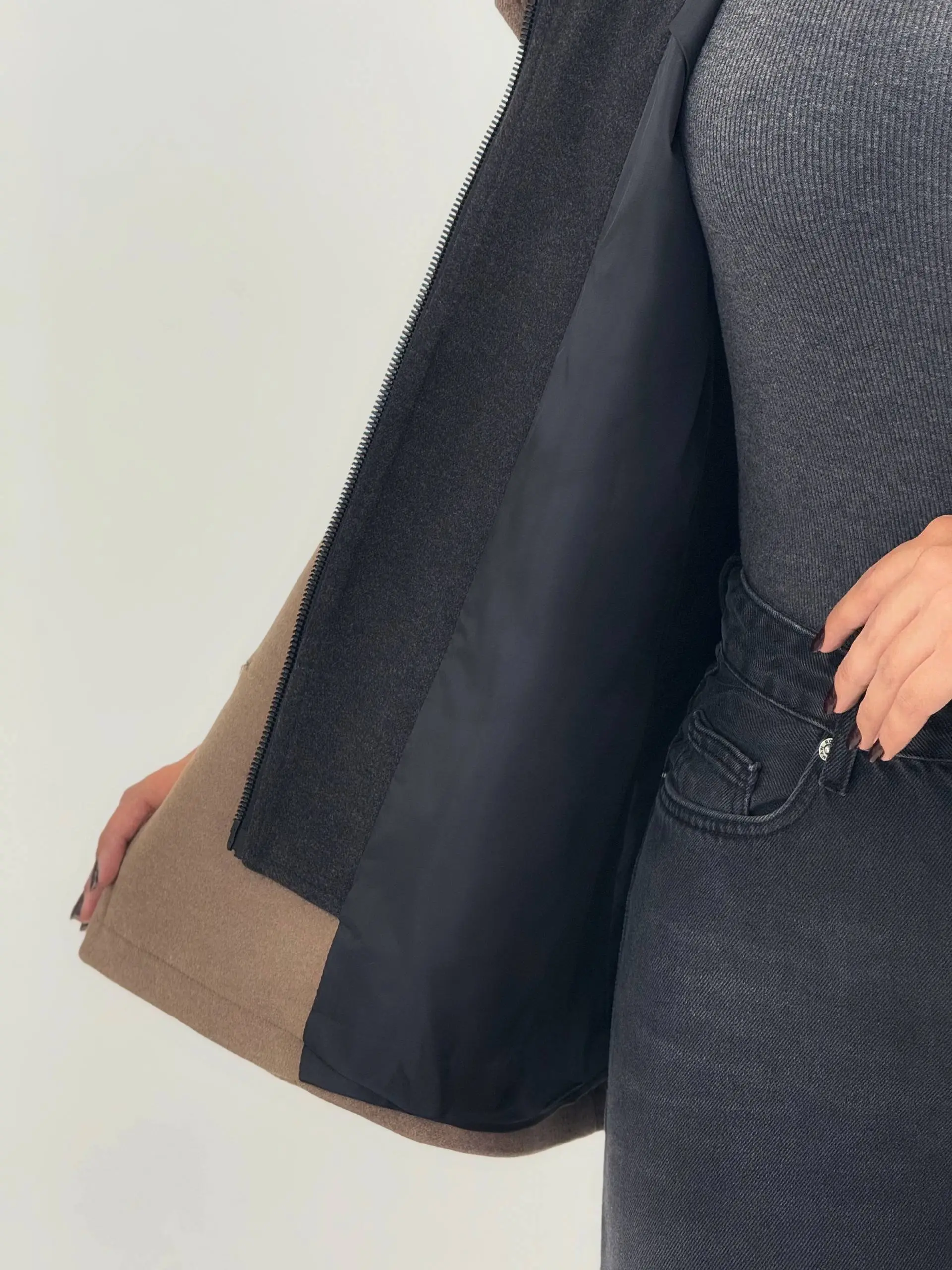 3673-پالتو فوتر مینیمال